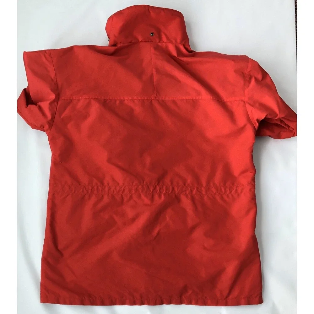 Woolrich Jacket‎ Men Large Teton Red Windbreaker Coat Hood USA Outdoor Gorpcore